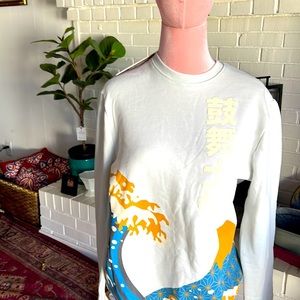 NWT Seafoam Blue Surf Sweatshirt